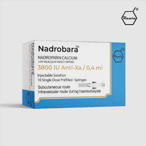 Nadrobara NADROPARIN CALCIUM LOW MOLECULAR WEIGHT HEPARIN 3800 IU Anti Xa0.4 ml (2)