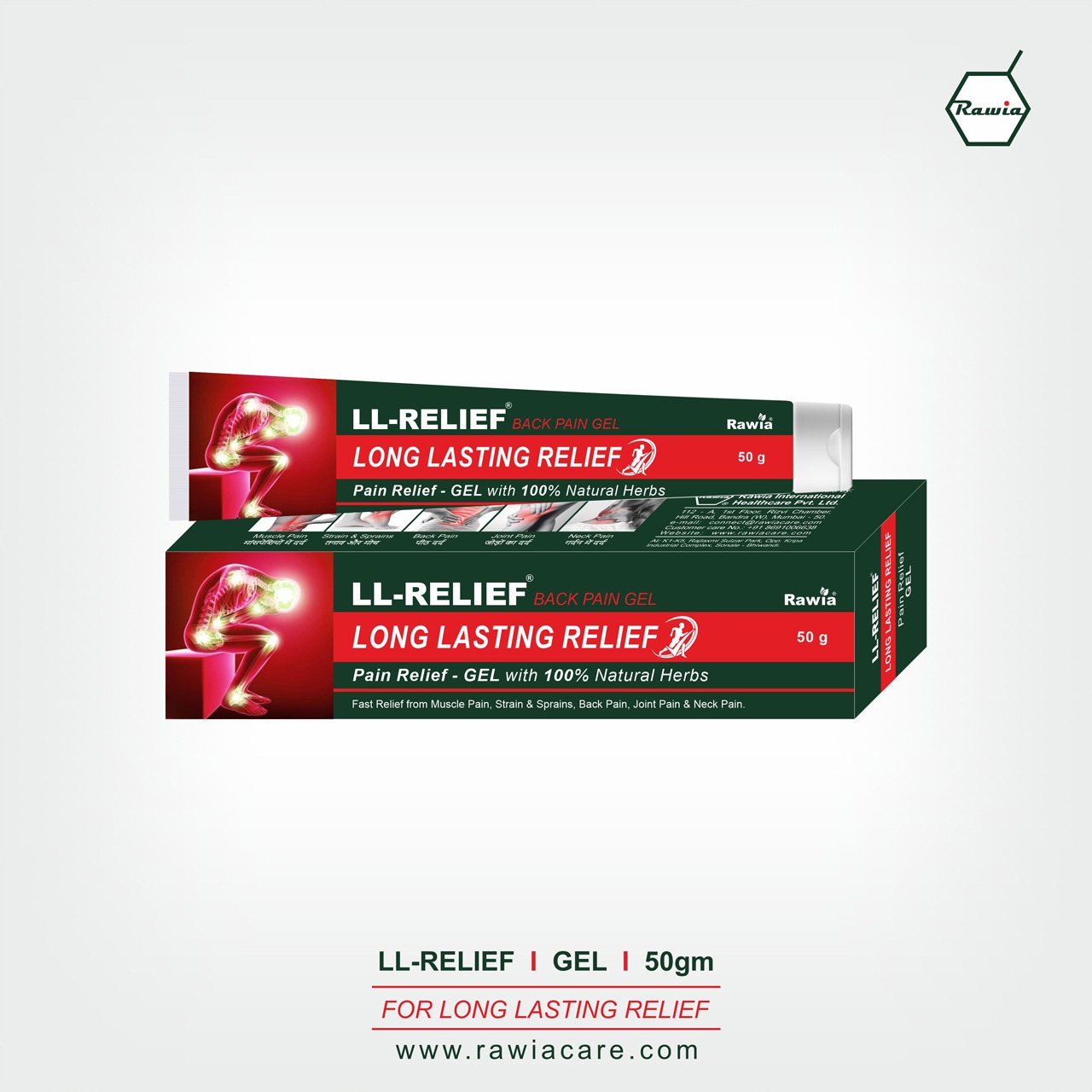 LL-RELIEF long lasting relief product available in Libya through BAYADERCARE